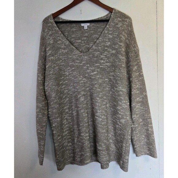 Pure J Jill Sweater Womens M Brown Cozy Pullover Soft Goblincore Tunic Grandma - Picture 1 of 9